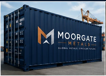 Moorgate Metals branded shipping container concept
